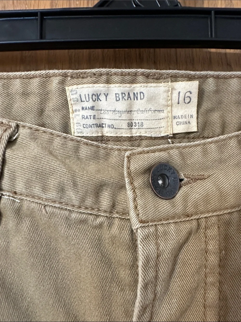 Lucky Brand Men's Straight Jeans in Khaki
